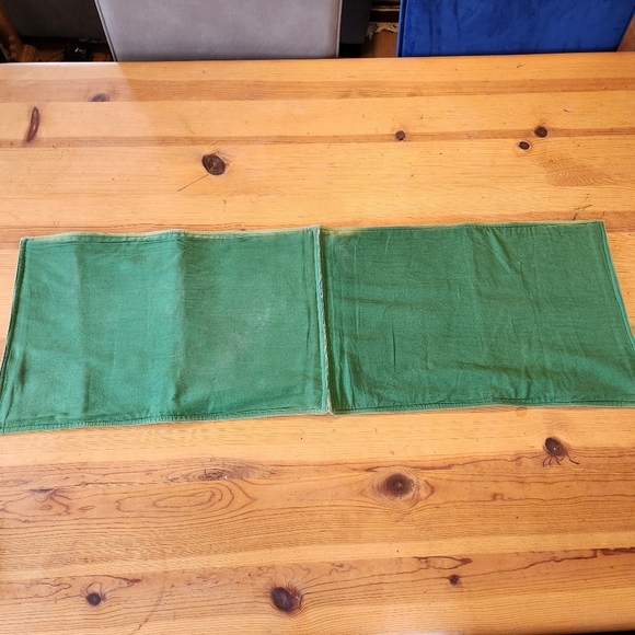 Vintage 90s Plants Placemat Table Runner Linens 1990s Home Decor Boho Bohemian - Picture 5 of 7